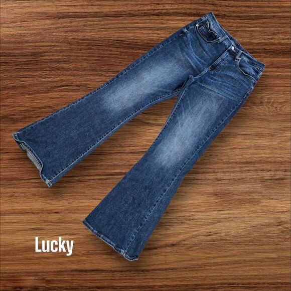 Lucky Brand Denim Stretch Flare Jeans - Picture 1 of 7